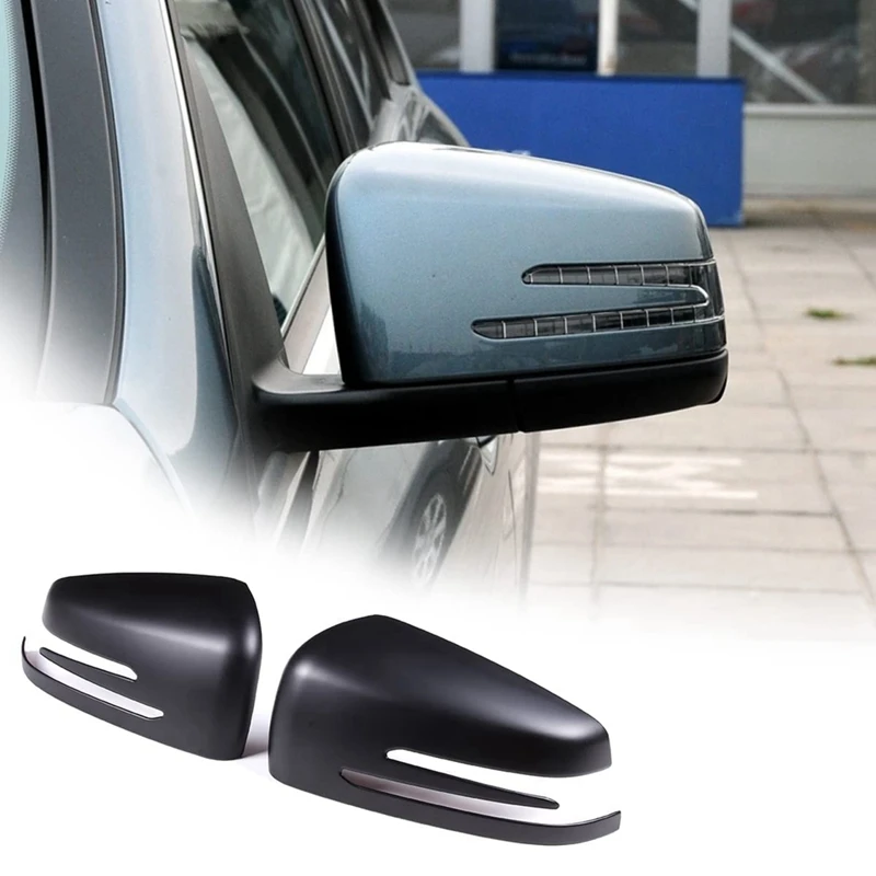 

For Mercedes Benz A CLA GLA GLK Class W176 W117 X156 X204 2014-2017 Rearview Mirror Cover Side Mirror Protect Covers