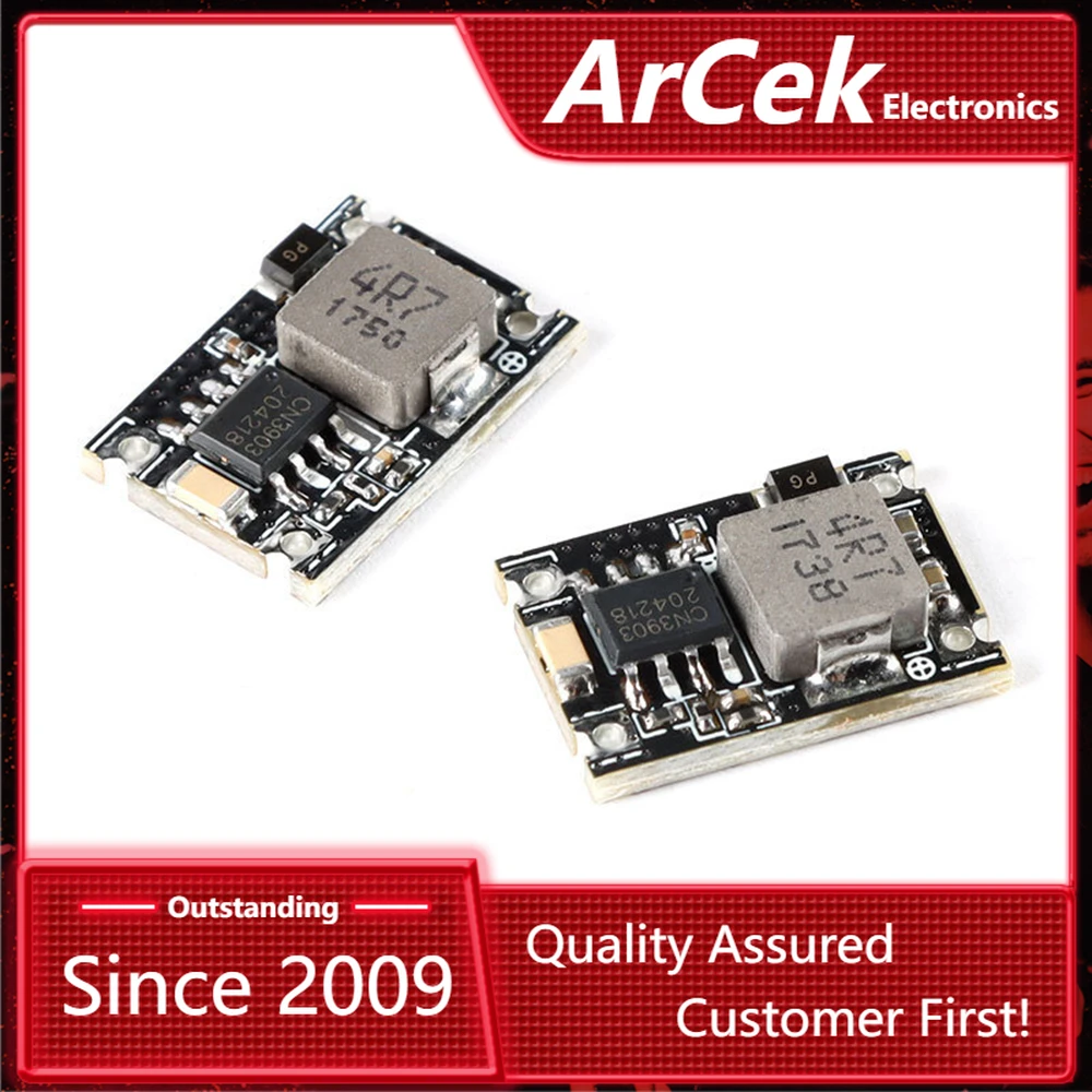 CN3903 3A Mini DC-DC Buck Step Down Converter Board Module 5V-30V to 3.3V 5V DC DC Voltage Regulator PCB Board Power Buck Module 
CN3903 3A Mini DC-DC Buck Step Down Converter Board Module 5V-30V to 3.3V 5V DC DC Voltage Regulator PCB Board Power Buck Module