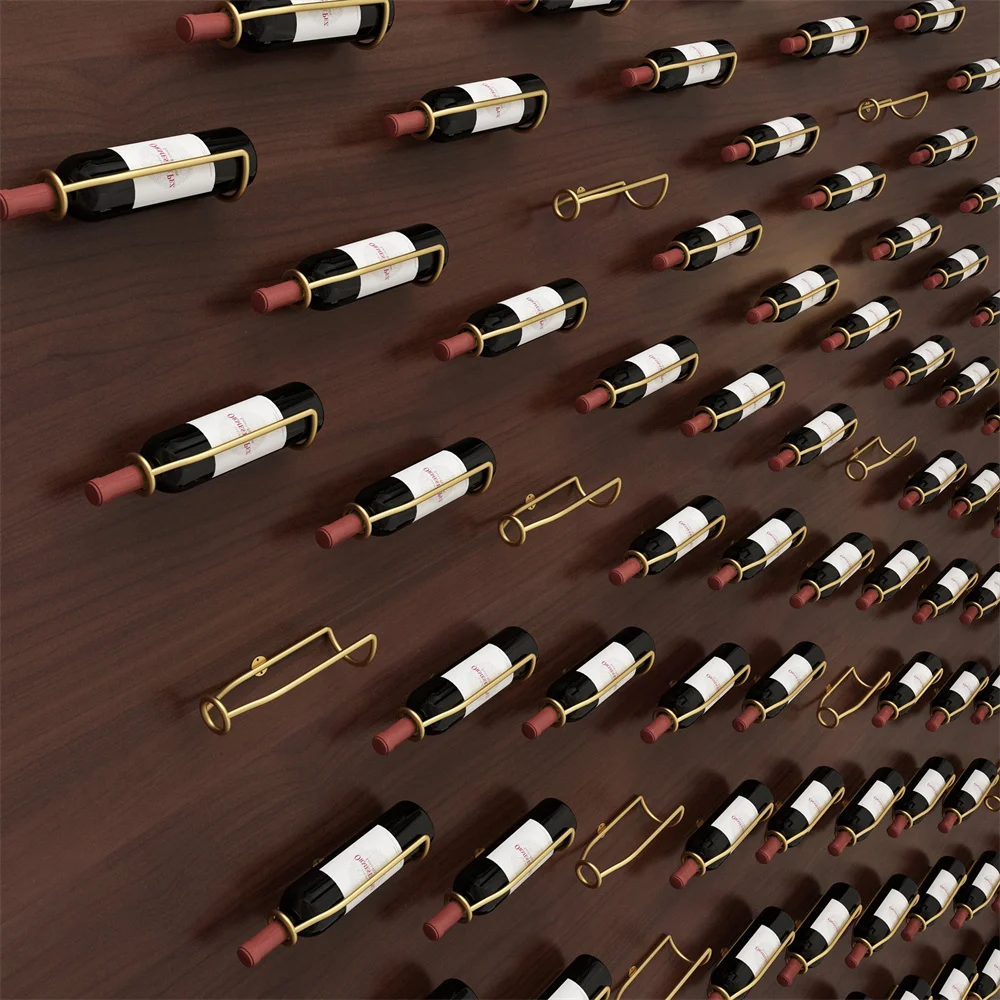 Wall-mounted Holder Accessories Wine Collection And Display Wine Rack Simple And Generous Rack Iron Support Storage Rack Shelf
Wall-mounted Holder Accessories Wine Collection And Display Wine Rack Simple And Generous Rack Iron Support Storage Rack Shelf