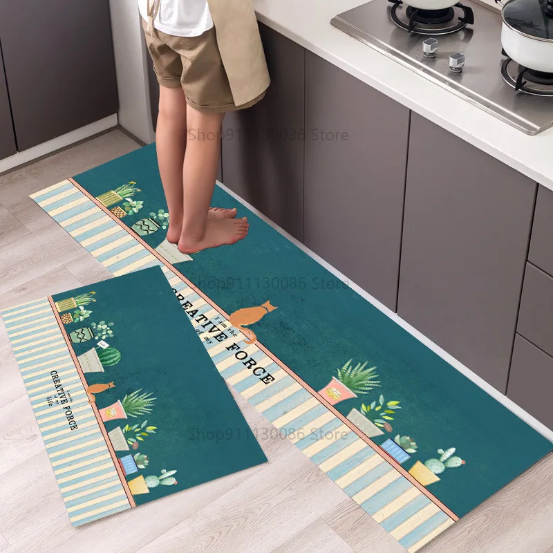 Fashionable Simple Nordic Style Kitchen Floor Mat Household Carpet Long Strip Door Mat Modern Home Decor
Fashionable Simple Nordic Style Kitchen Floor Mat Household Carpet Long Strip Door Mat Modern Home Decor