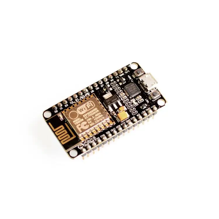 Беспроводной модуль NodeMcu Lua WIFI Интернет вещей макетная плата на основе ESP8266 CP2102 с антенной pcb и usb-портом
Беспроводной модуль NodeMcu Lua WIFI Интернет вещей макетная плата на основе ESP8266 CP2102 с антенной pcb и usb-портом