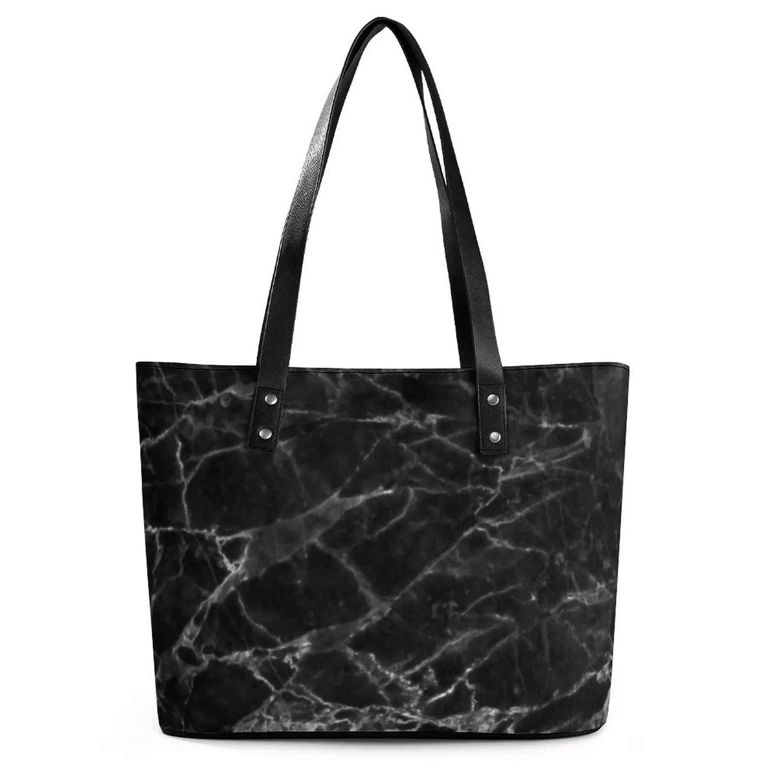 Black Marble Design Handbags Natural Marbles Trendy PU Leather Shoulder Bag Lady Work Print Tote Bag Pocket Kawaii Shopper Bags
Black Marble Design Handbags Natural Marbles Trendy PU Leather Shoulder Bag Lady Work Print Tote Bag Pocket Kawaii Shopper Bags