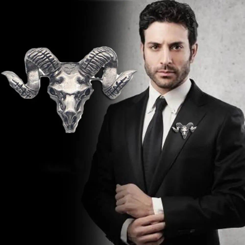 1PC Fashion British Style Animal Sheep Head Brooch Vintage Solid Color Alloy Badge Pins for Men Jewelry Accessories
1PC Fashion British Style Animal Sheep Head Brooch Vintage Solid Color Alloy Badge Pins for Men Jewelry Accessories