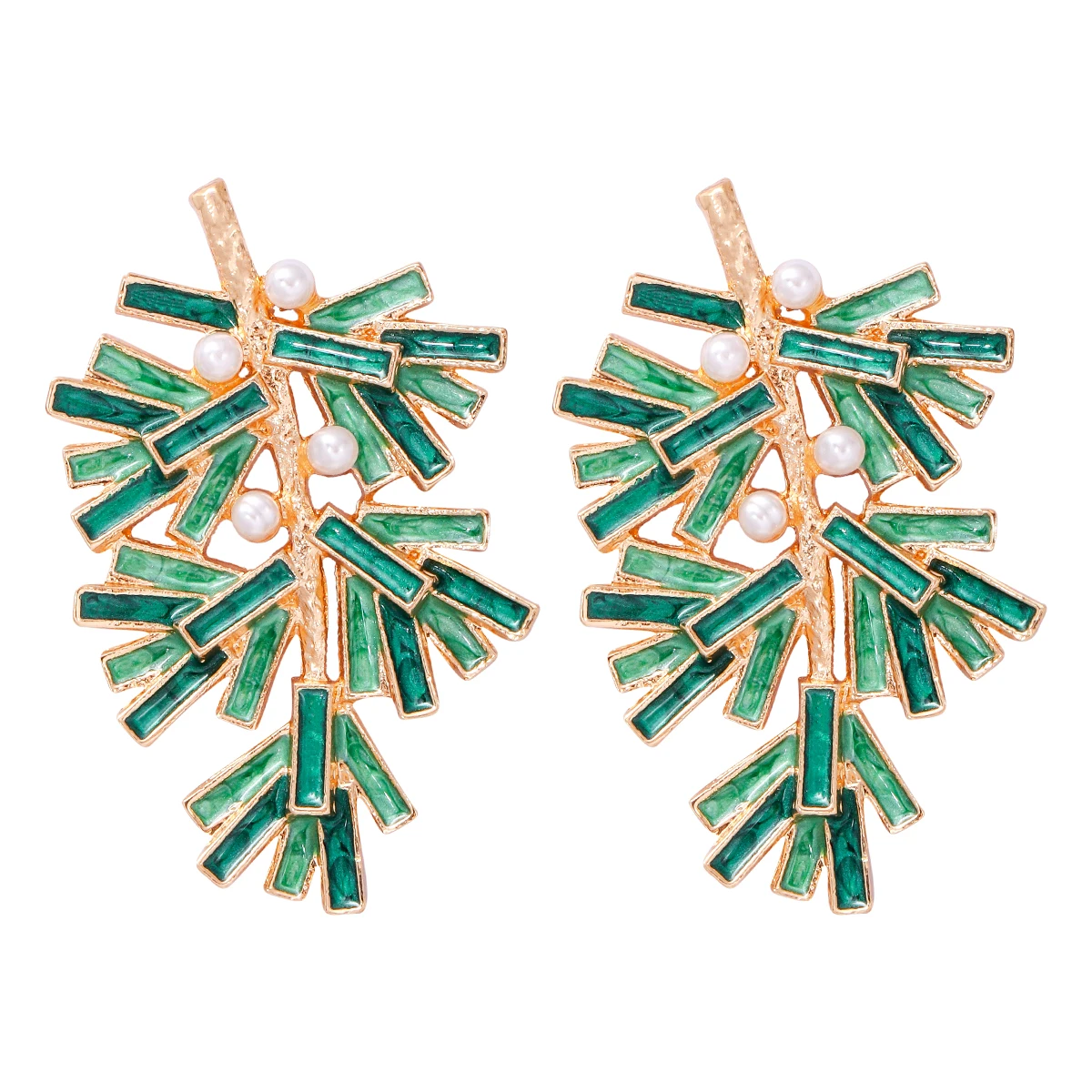 JURAN 2023 Trend New Christmas Tree Leaf-shaped Earrings for Women Fashion Holiday Party Accessories Statement Jewelry Wholesale
JURAN 2023 Trend New Christmas Tree Leaf-shaped Earrings for Women Fashion Holiday Party Accessories Statement Jewelry Wholesale