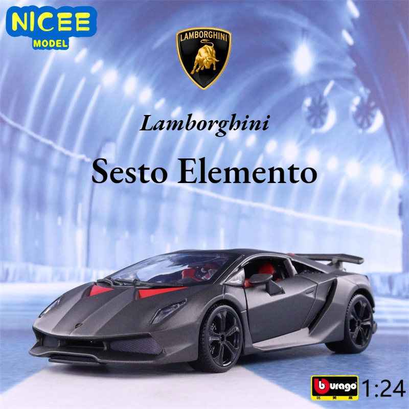 Bburago 1:24 Lamborghini Sesto Elemento High Simulation Alloy Diecast Metal Toy Car Model Collection kids Gifts B537
Bburago 1:24 Lamborghini Sesto Elemento High Simulation Alloy Diecast Metal Toy Car Model Collection kids Gifts B537