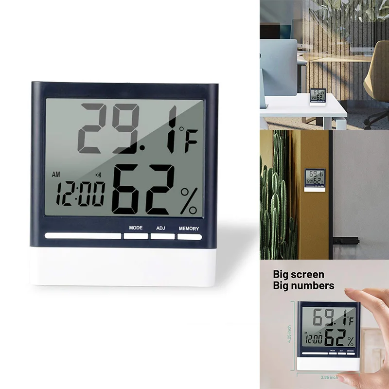 Digital Hygrometer Indoor Thermometer For Home, High Accuracy Humidity Meter Room Thermometer Hygrometer Gauge
Digital Hygrometer Indoor Thermometer For Home, High Accuracy Humidity Meter Room Thermometer Hygrometer Gauge
