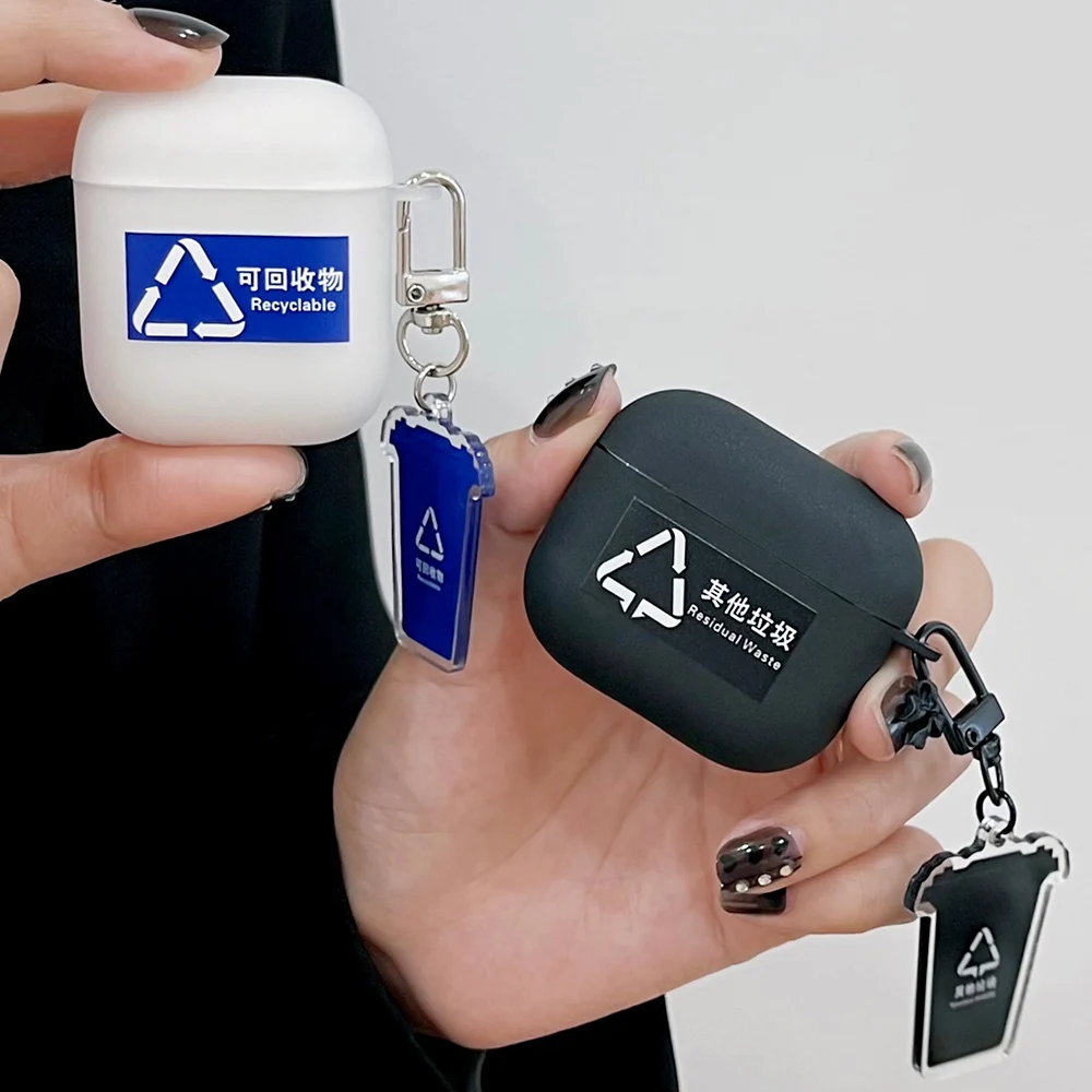 Чехол Waste Can для airpods 1, 2, 3 Pro, Беспроводная зарядка для телефона airpod, Мягкая матовая Подвеска из ТПУ, держатель крышки air pod
Чехол Waste Can для airpods 1, 2, 3 Pro, Беспроводная зарядка для телефона airpod, Мягкая матовая Подвеска из ТПУ, держатель крышки air pod