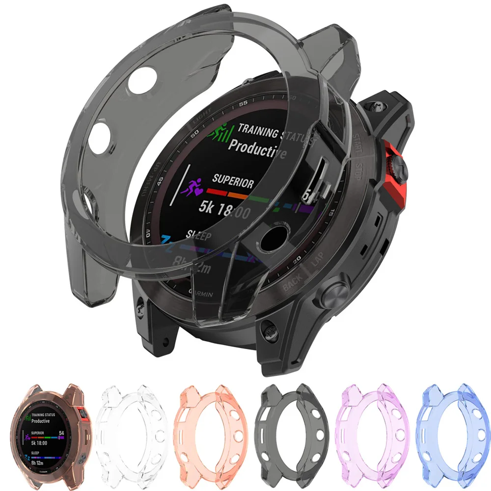 Прозрачный защитный бампер из ТПУ, рамка для часов, чехол для Garmin fenix 5 5X 5S, Силиконовый противоударный защитный чехол
Прозрачный защитный бампер из ТПУ, рамка для часов, чехол для Garmin fenix 5 5X 5S, Силиконовый противоударный защитный чехол