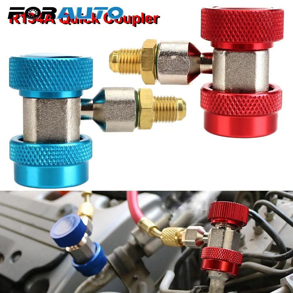 Quick Coupler Connector Adapter Car air conditioner fluoride converter R134A High Low 2Pcs
Quick Coupler Connector Adapter Car air conditioner fluoride converter R134A High Low 2Pcs