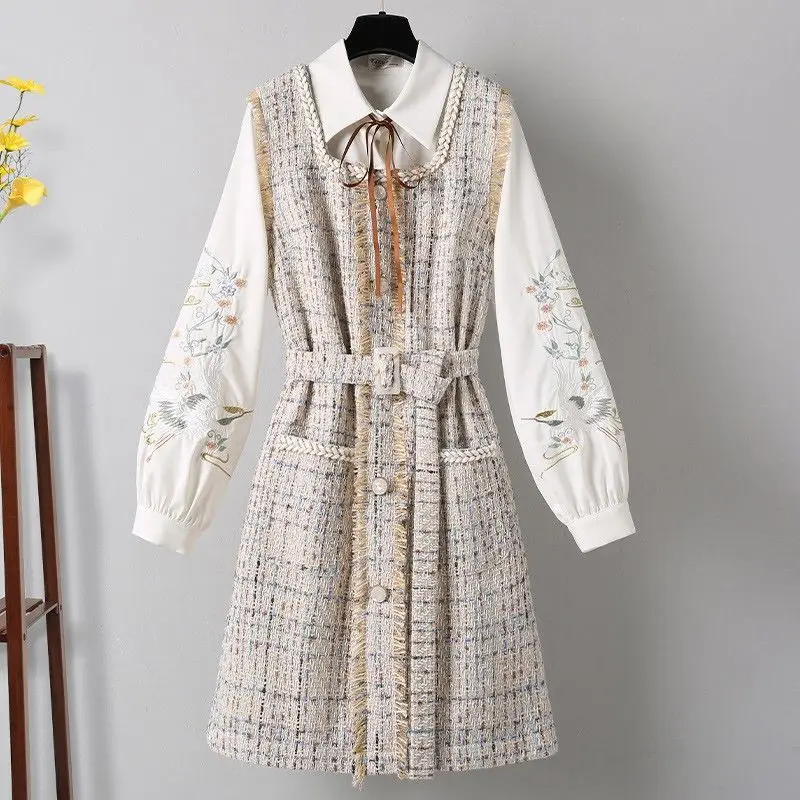 Oversized Tang Suit Chinese Style Modified Fashion Han Element Dress Spring and Autumn Han Fashion Shirt Two Piece Set
Oversized Tang Suit Chinese Style Modified Fashion Han Element Dress Spring and Autumn Han Fashion Shirt Two Piece Set