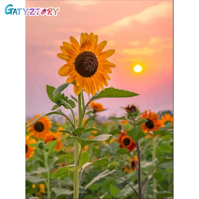 GATYZTORY DIY Paint By Number Sunflower Drawing On Canvas HandPainted Painting Art Gift Pictures By Number Flower Kits Home Deco
GATYZTORY DIY Paint By Number Sunflower Drawing On Canvas HandPainted Painting Art Gift Pictures By Number Flower Kits Home Deco
