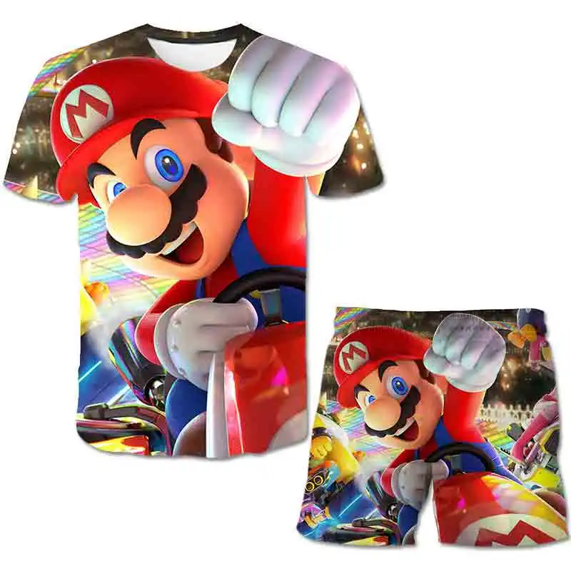 Summer Children Marios Clothes Sports Clothes Baby Girl Boy Mario-Bor Tshirts 2 Piece Set Kids Baby Toddler 3-14Years Clothing
Summer Children Marios Clothes Sports Clothes Baby Girl Boy Mario-Bor Tshirts 2 Piece Set Kids Baby Toddler 3-14Years Clothing
