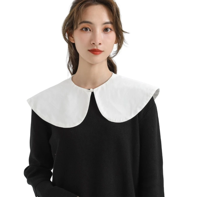 Petal Shaped False Shirt Collar White Shawl Detachable Collar Sweet Fashionable Decorative Faux Collar for Dress Sweater
Petal Shaped False Shirt Collar White Shawl Detachable Collar Sweet Fashionable Decorative Faux Collar for Dress Sweater