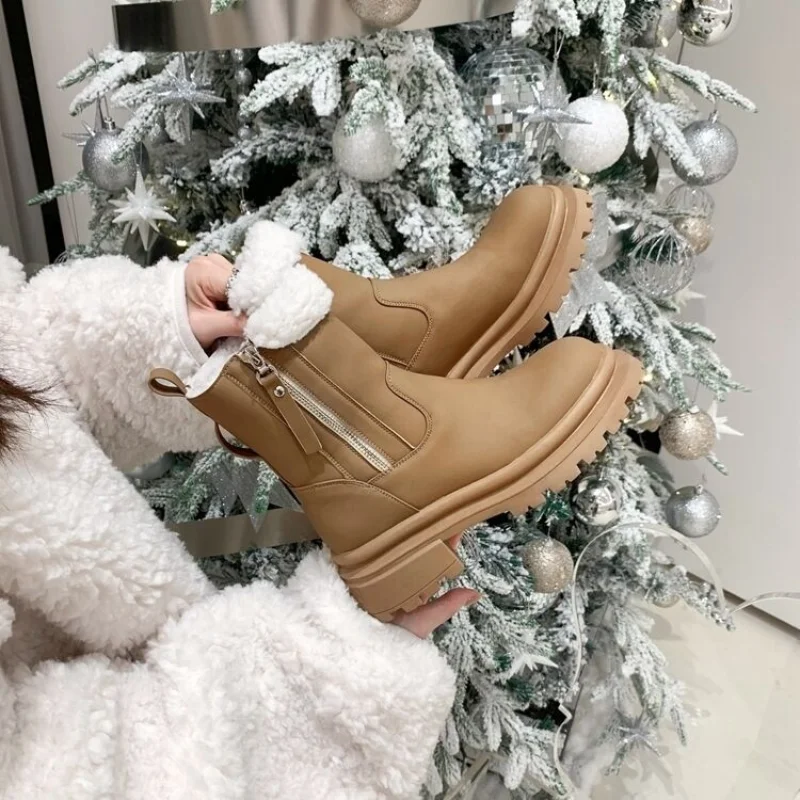 Теплые теплые утепленные плюшевые ботинки, Короткие хлопковые ботинки на толстой подошве, ботинки с боковой молнией, женские зимние ботинк...
Теплые теплые утепленные плюшевые ботинки, Короткие хлопковые ботинки на толстой подошве, ботинки с боковой молнией, женские зимние ботинк...