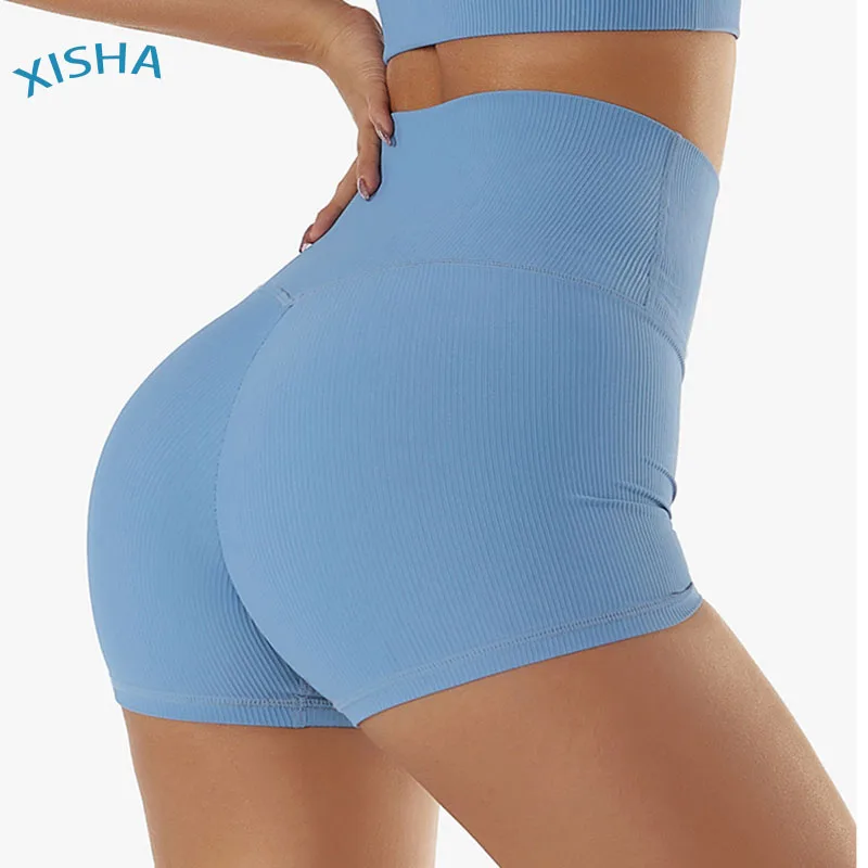 XISHA New High Waist Sport Yoga Shorts Slim Fit Hip Push Up Women Fitness Running Shorts Tummy Control Workout Gym SweatShorts 
XISHA New High Waist Sport Yoga Shorts Slim Fit Hip Push Up Women Fitness Running Shorts Tummy Control Workout Gym SweatShorts