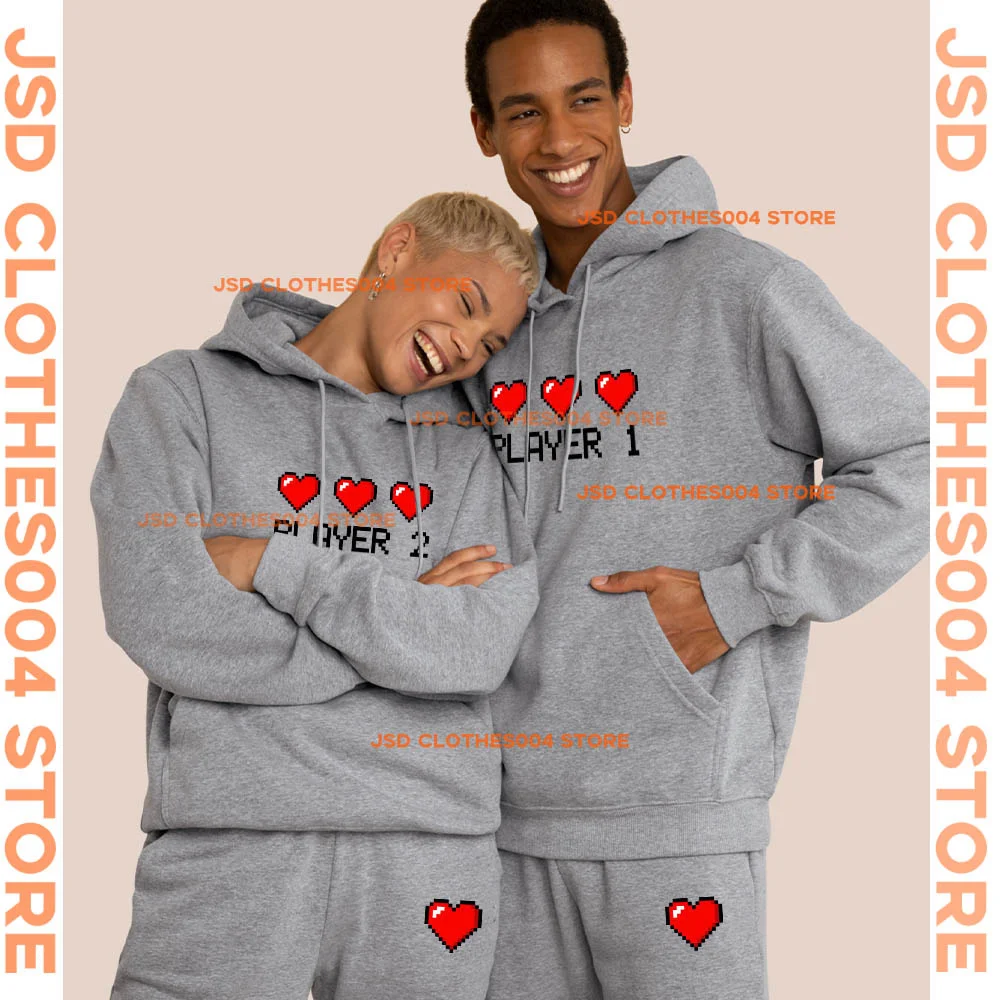 Couple Hoodie Set Game Player Letter Printed Lovers Tracksuit Men Women Sweatshirt Pants Fleece Sportwear 2 Pic Date Clothing
Couple Hoodie Set Game Player Letter Printed Lovers Tracksuit Men Women Sweatshirt Pants Fleece Sportwear 2 Pic Date Clothing