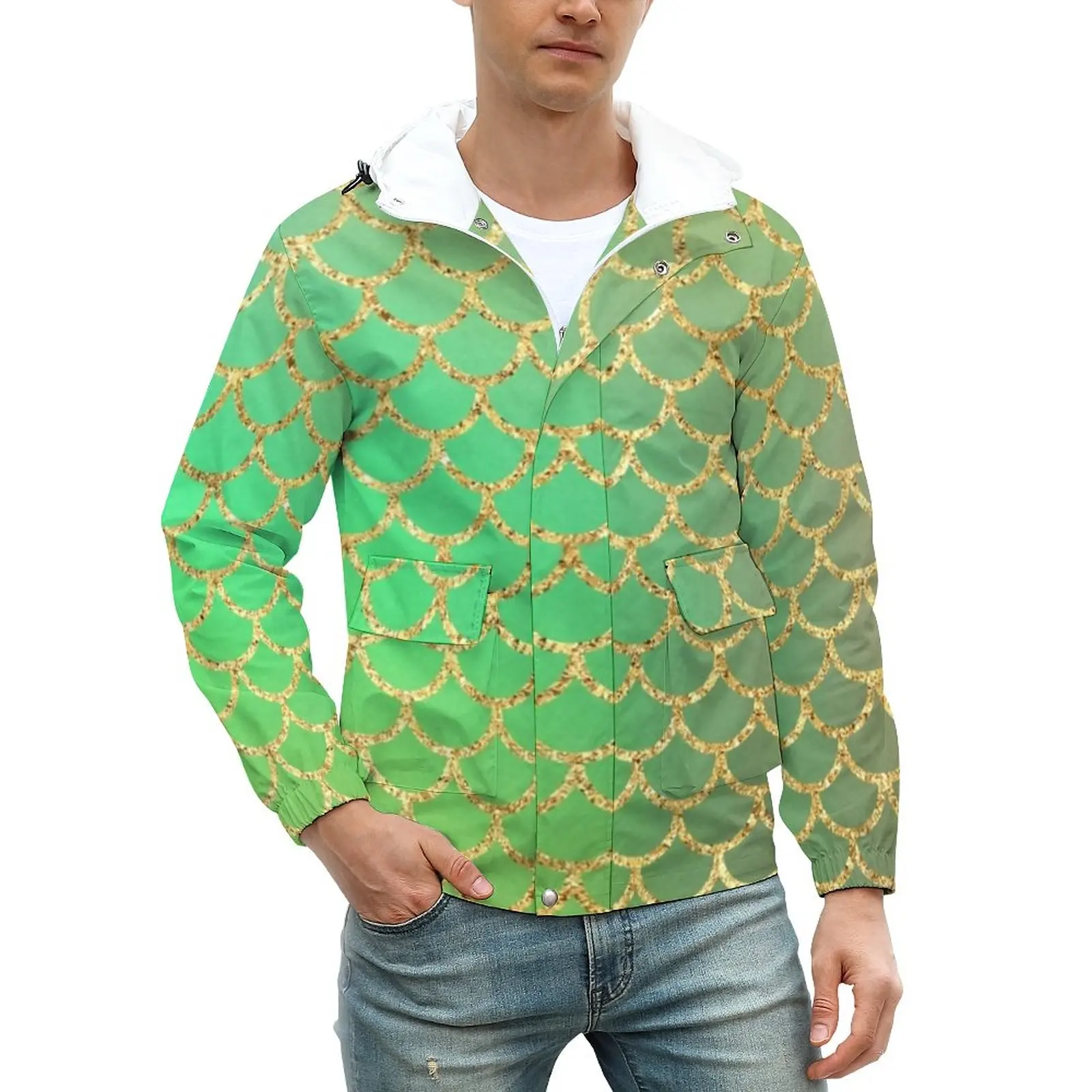 Фэнтези чешуя Русалки повседневные куртки с золотым блестящим принтом ветровки с капюшоном графические пальто осенняя кавайная Верхняя од...
Фэнтези чешуя Русалки повседневные куртки с золотым блестящим принтом ветровки с капюшоном графические пальто осенняя кавайная Верхняя од...