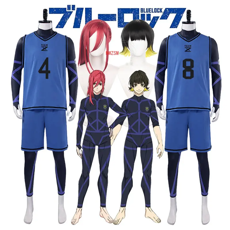 BLUE LOCK Cosplay Jersey Bachira Meguru Chigiri Hyoma Costume Football Club Sportswear Jumpsuits Vest Shorts Halloween Clothes
BLUE LOCK Cosplay Jersey Bachira Meguru Chigiri Hyoma Costume Football Club Sportswear Jumpsuits Vest Shorts Halloween Clothes