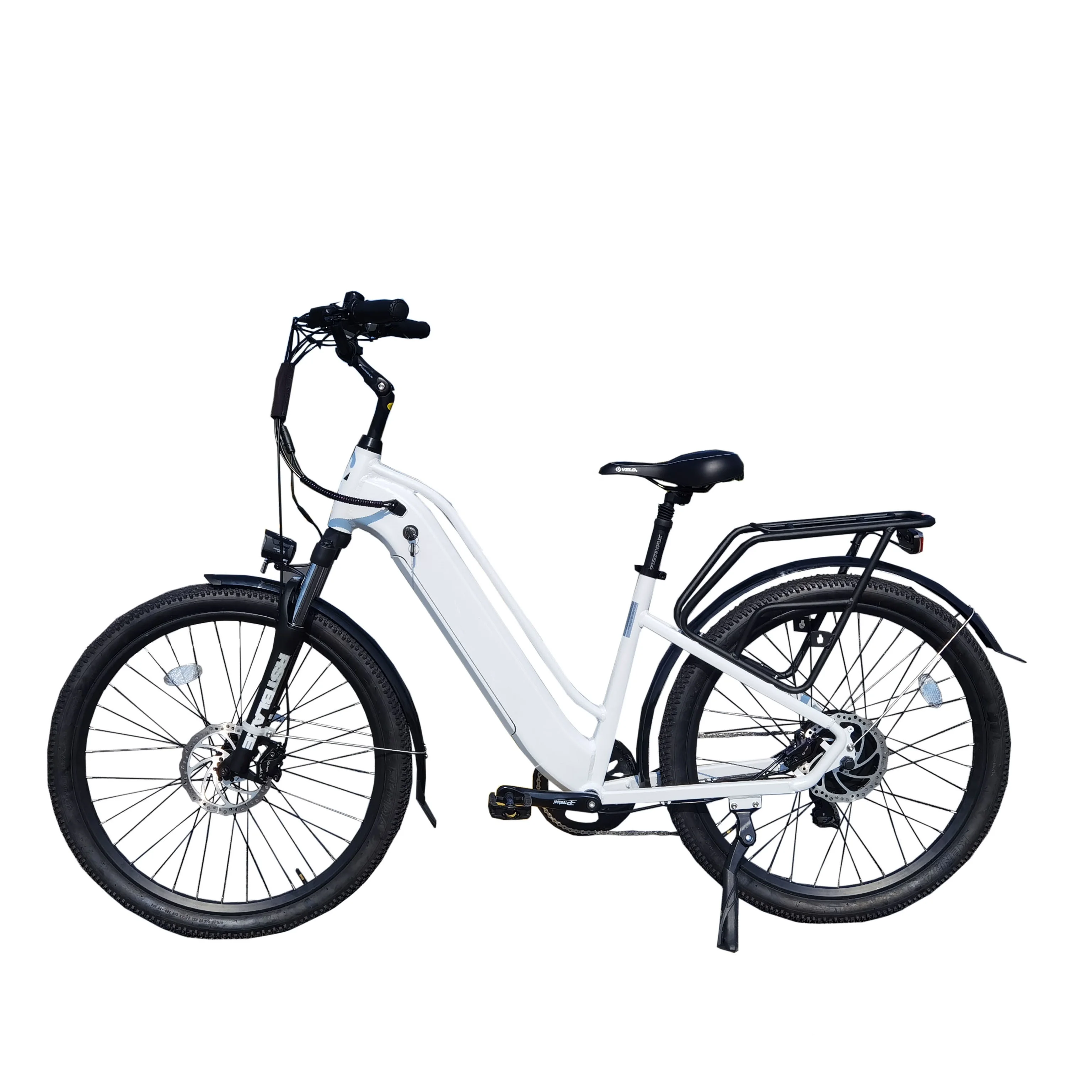 New Design Ebike 48V 14.5Ah Hidden Battery Road Bicycle Step Thru 27.5 Inch City Electric Bike for Commuter
New Design Ebike 48V 14.5Ah Hidden Battery Road Bicycle Step Thru 27.5 Inch City Electric Bike for Commuter