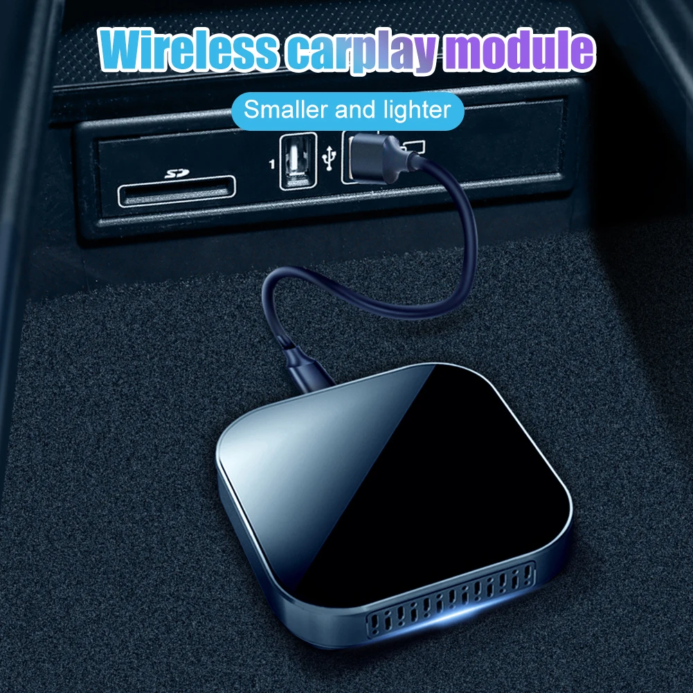 Беспроводной адаптер CarPlay, проводной и беспроводной адаптер CarPlay, мини смарт-бокс, адаптер Plug and Play для iPhone, мультимедийный плеер
Беспроводной адаптер CarPlay, проводной и беспроводной адаптер CarPlay, мини смарт-бокс, адаптер Plug and Play для iPhone, мультимедийный плеер