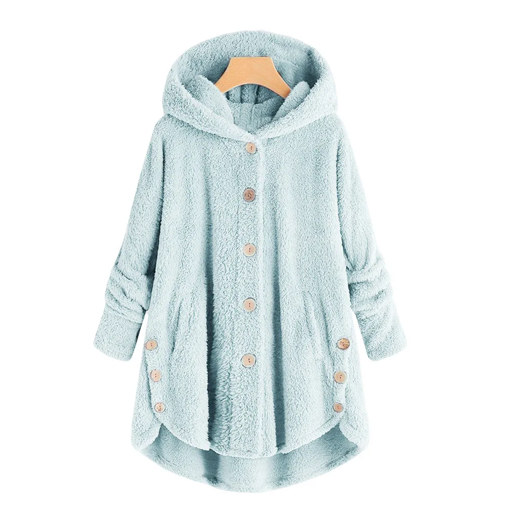 Autumn Winter Coat Women Warm Teddy Bear Coat Wool Jacket Female Plush Coat Hooded Jacket New Women's Coats Solid Color Jacket
Autumn Winter Coat Women Warm Teddy Bear Coat Wool Jacket Female Plush Coat Hooded Jacket New Women's Coats Solid Color Jacket