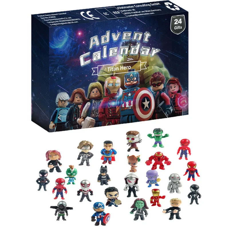 24pcs Christmas Gifts for Kids Avengers Blind Box Figure Toys Christmas Advent Calendar Countdown Kids Christmas Gifts
24pcs Christmas Gifts for Kids Avengers Blind Box Figure Toys Christmas Advent Calendar Countdown Kids Christmas Gifts