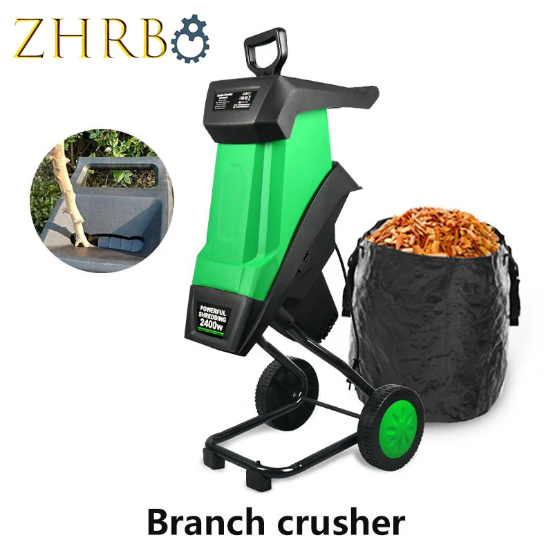 

Electric Branch Shredder Garden Shredders High Power Tree Leaf Wood Branch Crusher Electric Pulverizer Garden Tool