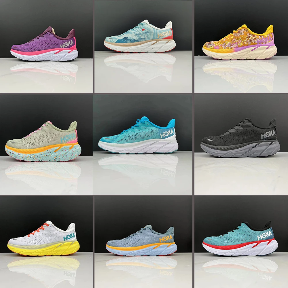 Унисекс HOKA ONE Clifton8 дорожные беговые кроссовки сетчатые дышащие женские спортивные повседневные теннисные туфли в оригинальной коробке
Унисекс HOKA ONE Clifton8 дорожные беговые кроссовки сетчатые дышащие женские спортивные повседневные теннисные туфли в оригинальной коробке