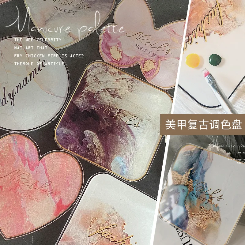 Новая Палетка для маникюра в стиле ретро из полимерного материала с бабочкой и ракушками для моделирования влюбленных демонстрация фото но...
Новая Палетка для маникюра в стиле ретро из полимерного материала с бабочкой и ракушками для моделирования влюбленных демонстрация фото но...