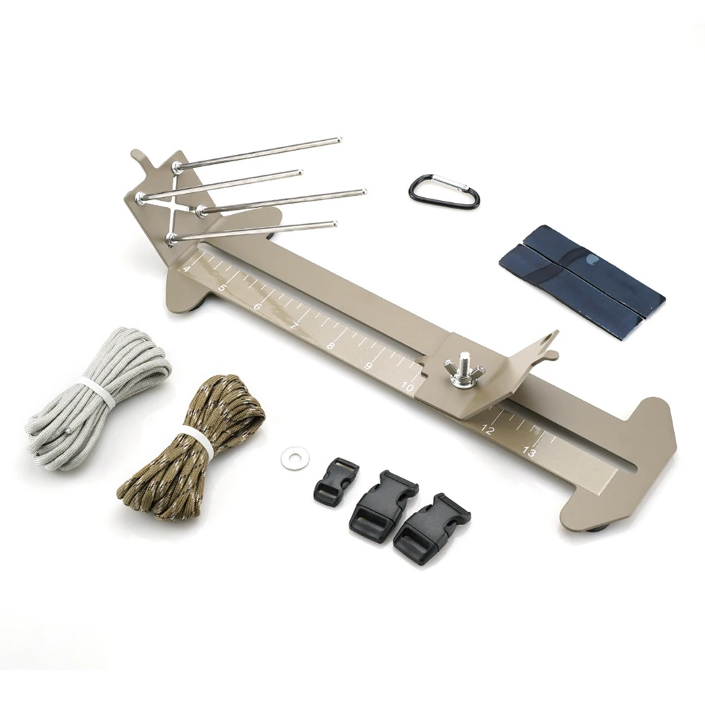 Create Handmade Rope Bracelets with Adjustable Metal Braider Weaving Tool Kit for DIY Craft, Perfect for Outdoor Sports
Create Handmade Rope Bracelets with Adjustable Metal Braider Weaving Tool Kit for DIY Craft, Perfect for Outdoor Sports