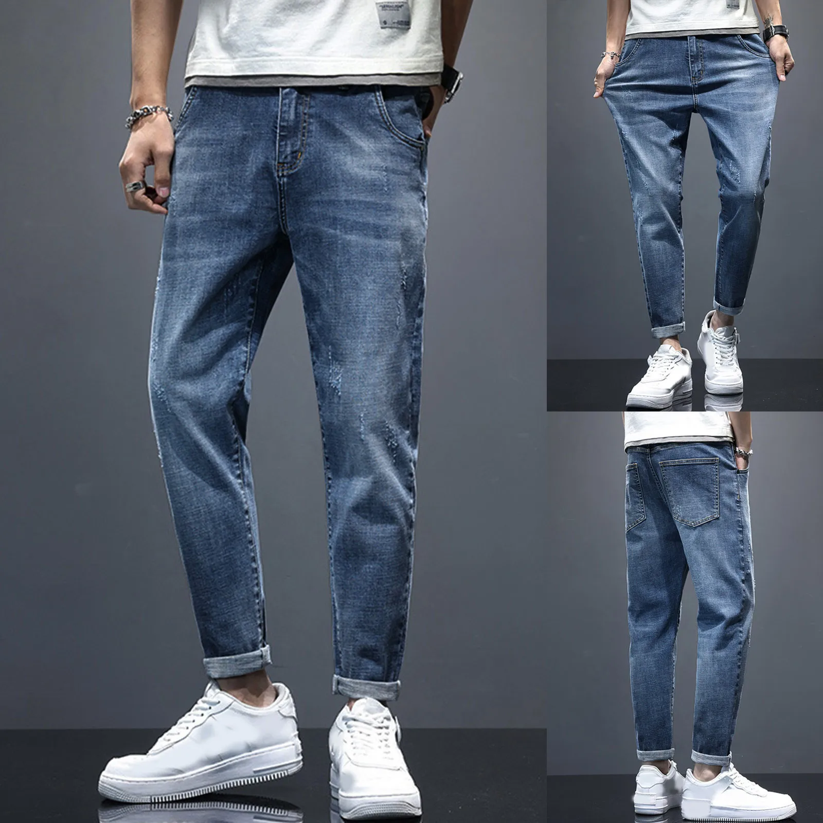 Mens Autumn Winter Casual Pant Sports Pants With Pocket Fashion Jeans Nine Points Pants Big And Tall Jeans for Men Loose Fit
Mens Autumn Winter Casual Pant Sports Pants With Pocket Fashion Jeans Nine Points Pants Big And Tall Jeans for Men Loose Fit