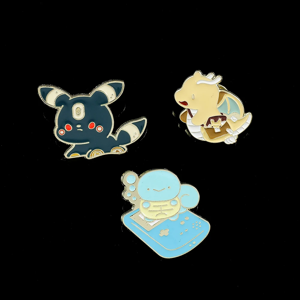 Anime Cartoon Figure Brooch Pokemon Squirtle Eevee Dragonite Metal Enamel Badge Jewelry for Backpack Clothing Pins Accessories
Anime Cartoon Figure Brooch Pokemon Squirtle Eevee Dragonite Metal Enamel Badge Jewelry for Backpack Clothing Pins Accessories