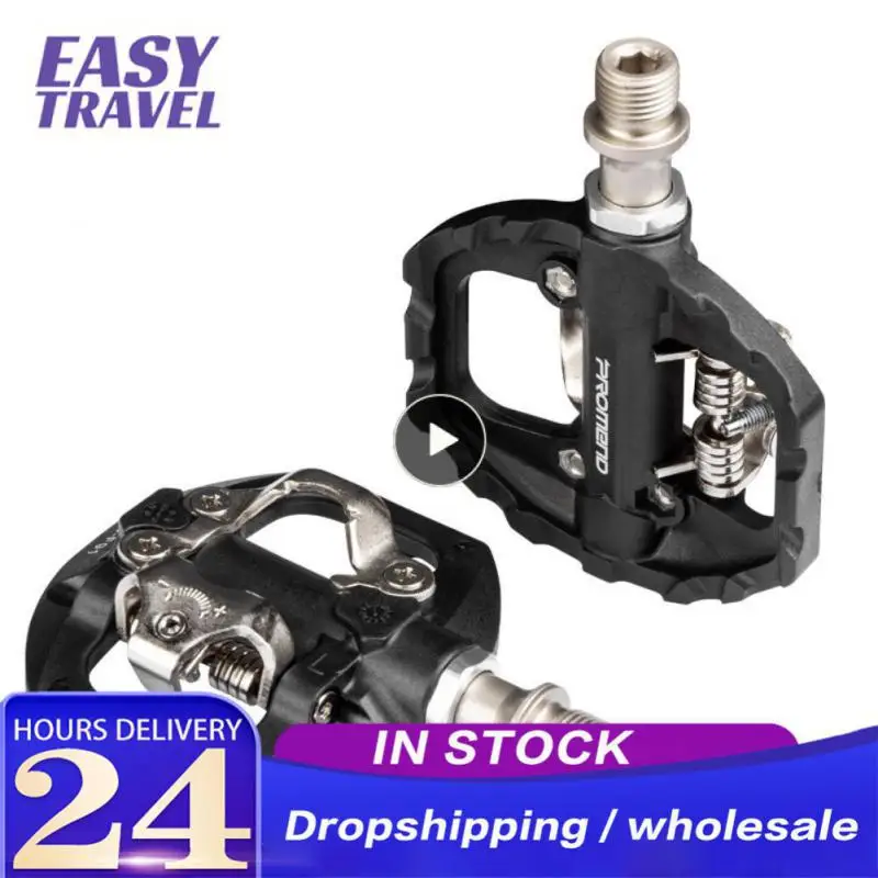 MTB Bike Self-locking Pedal Nylon Peilin Bearing Mountain Clipless Bike SPD Bicycle Pedal Clip Cleats Pedal Bicycle Accessories
MTB Bike Self-locking Pedal Nylon Peilin Bearing Mountain Clipless Bike SPD Bicycle Pedal Clip Cleats Pedal Bicycle Accessories