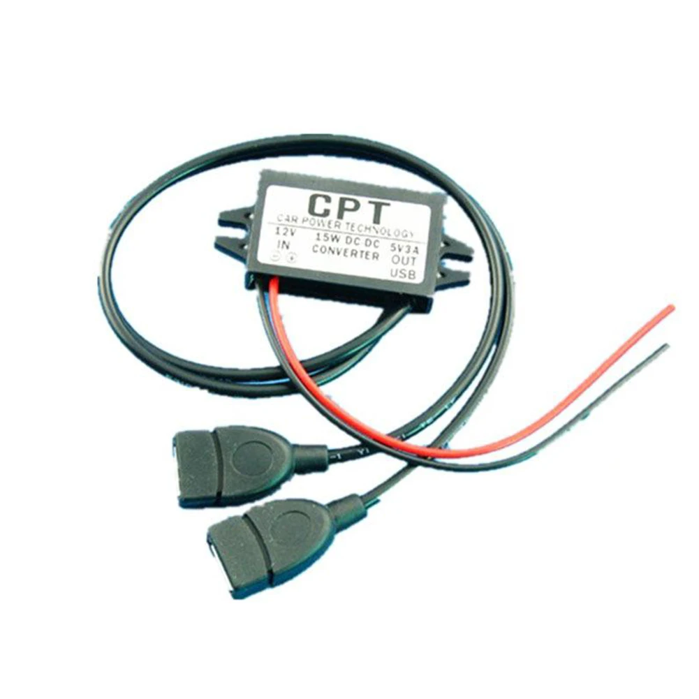 Pneumatic Valve Dual Supply Adaptor Connector Charger Bucker DC-DC Converter Waterproof 12V 24V To 5V 3A 30cm USB Power Adapter
Pneumatic Valve Dual Supply Adaptor Connector Charger Bucker DC-DC Converter Waterproof 12V 24V To 5V 3A 30cm USB Power Adapter