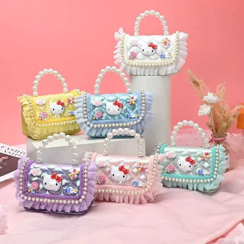 Kawaii Sanrios Messenger Bag Hellokittys Cartoon Cute Handbag Convenient Japanese Anime Shoulder Pearl Bag Girl Birthday Gift
Kawaii Sanrios Messenger Bag Hellokittys Cartoon Cute Handbag Convenient Japanese Anime Shoulder Pearl Bag Girl Birthday Gift