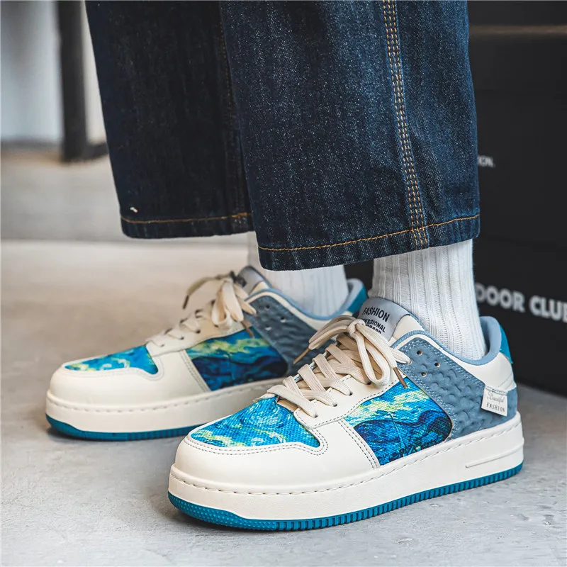 2023 New Casual Sneakers Men High Quality Breathable Male Vulcanized Shoes Fashion Style Walking Flats Basketball Trainers Tenis
2023 New Casual Sneakers Men High Quality Breathable Male Vulcanized Shoes Fashion Style Walking Flats Basketball Trainers Tenis