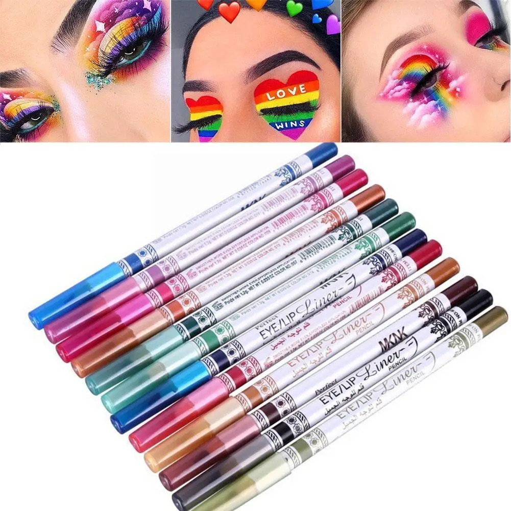 12 Colored Eye Shadow Pencil Cosmetic Pencil Glitter Eyeshadow Eyes Smooth Eyeliner Eyeshadow Pen Pencil Pen Makeup Matte F7a7
12 Colored Eye Shadow Pencil Cosmetic Pencil Glitter Eyeshadow Eyes Smooth Eyeliner Eyeshadow Pen Pencil Pen Makeup Matte F7a7