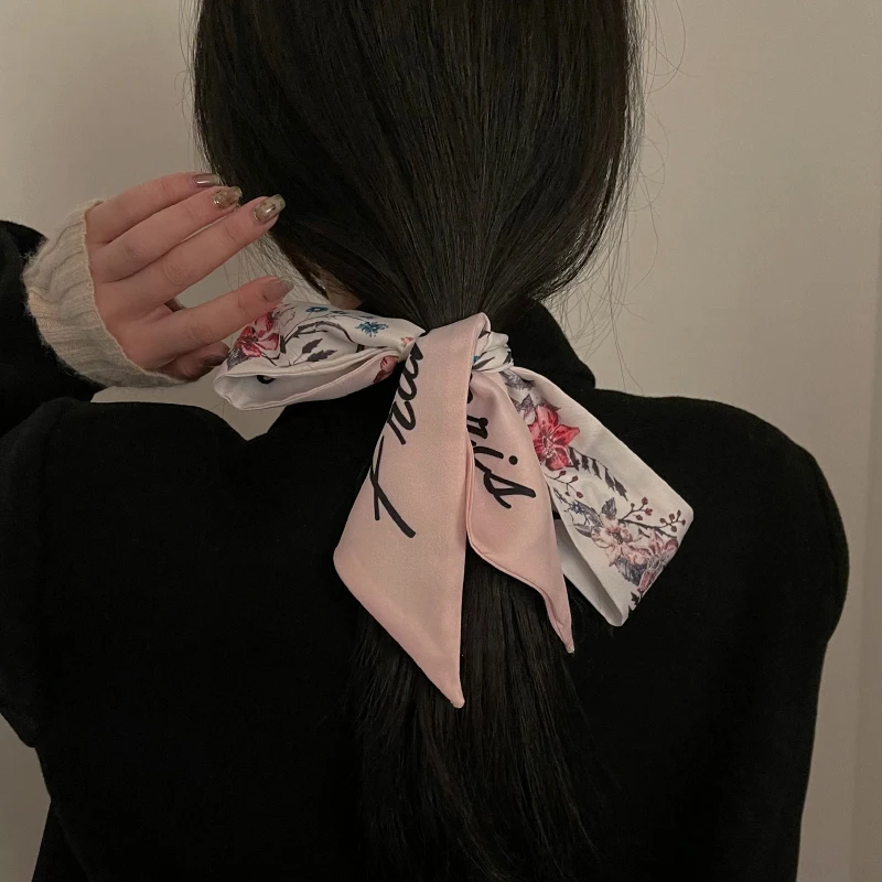 Luna&Dolphin Luxury Women Skinny Long Scarf 100x6cm Pink Rose Letter Printed Chiffon Silky Tie Bag Ribbon Headband Choker
Luna&Dolphin Luxury Women Skinny Long Scarf 100x6cm Pink Rose Letter Printed Chiffon Silky Tie Bag Ribbon Headband Choker