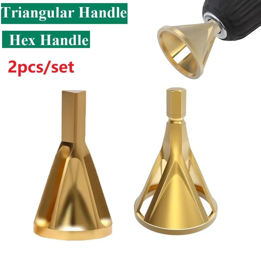 2PC Hex Handle HSS Deburring External Chamfer Tool Stainless Steel Removing Burr Hex Triangle Deburr Drills Remove Burr Tools
2PC Hex Handle HSS Deburring External Chamfer Tool Stainless Steel Removing Burr Hex Triangle Deburr Drills Remove Burr Tools