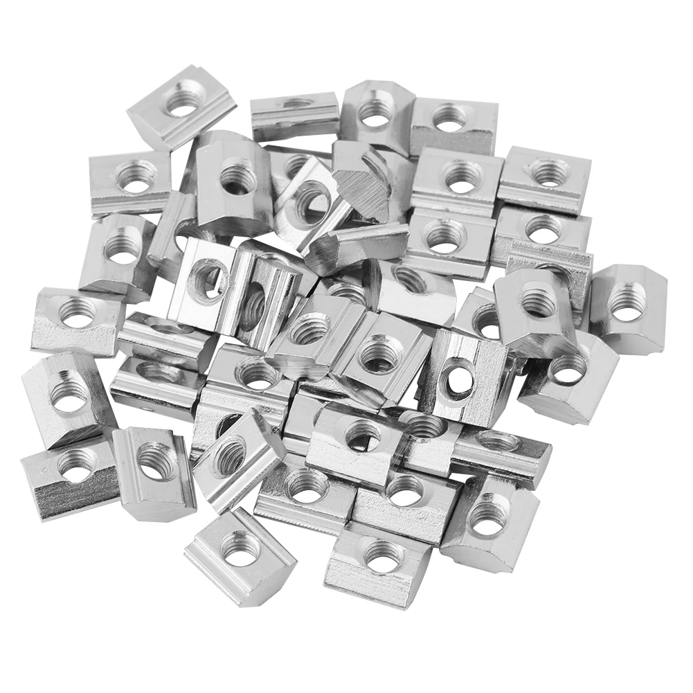 Nickel Coated Carbon Steel Sliding T-slot Nut for Aluminum Profile Accessories (EU20-M5) Hammer Hammer Hammer Hammer
Nickel Coated Carbon Steel Sliding T-slot Nut for Aluminum Profile Accessories (EU20-M5) Hammer Hammer Hammer Hammer