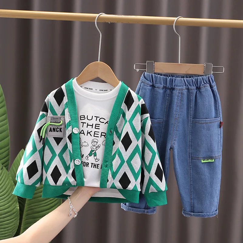 Повседневный однобортный Кардиган для мальчиков 18-24 месяцев, куртка, футболка, джинсы
Повседневный однобортный Кардиган для мальчиков 18-24 месяцев, куртка, футболка, джинсы