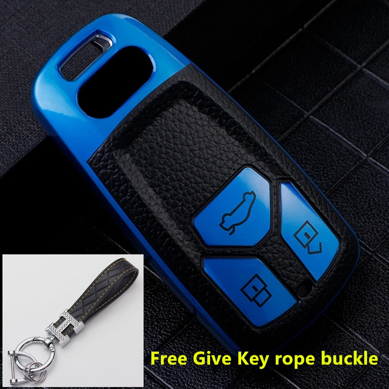 Leather TPU Car Remote Key Case Cover Shell For Audi A4 B9 A5 A6 8S 8W Q5 Q7 4M S4 S5 S7 TT TTS TFSI RS Protector Fob Keyless
Leather TPU Car Remote Key Case Cover Shell For Audi A4 B9 A5 A6 8S 8W Q5 Q7 4M S4 S5 S7 TT TTS TFSI RS Protector Fob Keyless