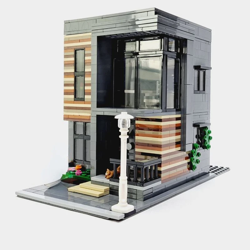 961parts Duplex Home MOC-110747 street view Superior Apartment Modular Building Blocks birthday toys Christmas gifts for Kids
961parts Duplex Home MOC-110747 street view Superior Apartment Modular Building Blocks birthday toys Christmas gifts for Kids