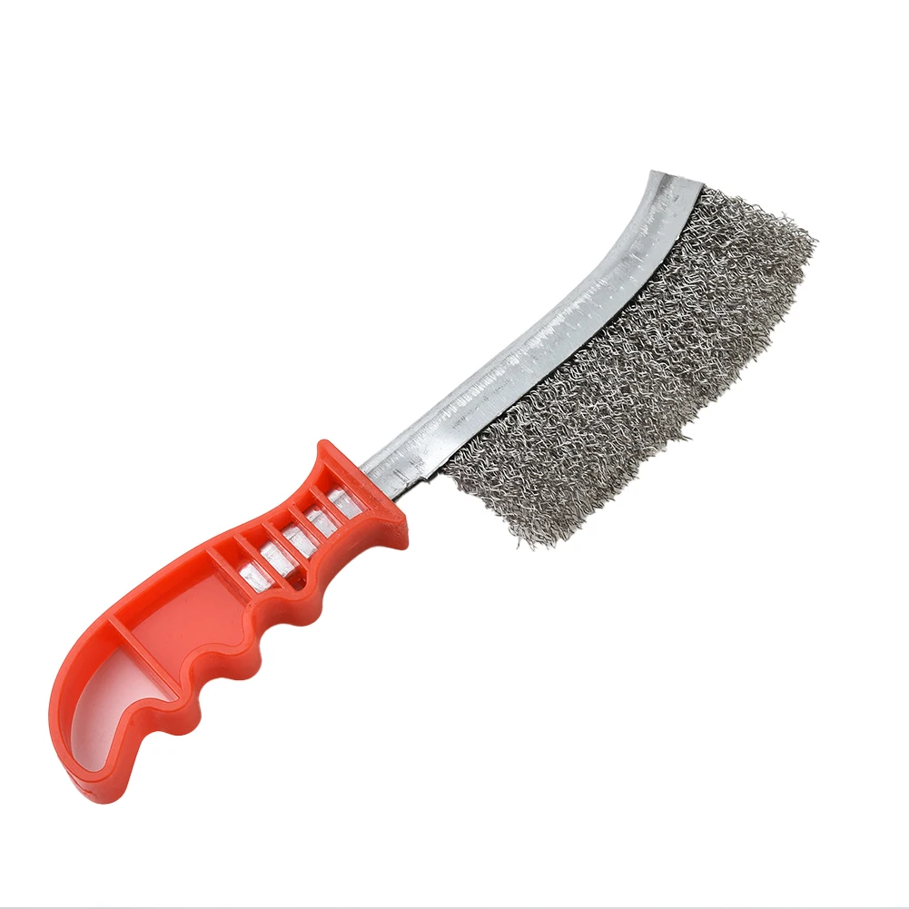 Steel Brush For Hand Metal Prep Red+Silver Removal Rust Welding Workshop Cleaning Seam Stainless Hot New High quality
Steel Brush For Hand Metal Prep Red+Silver Removal Rust Welding Workshop Cleaning Seam Stainless Hot New High quality