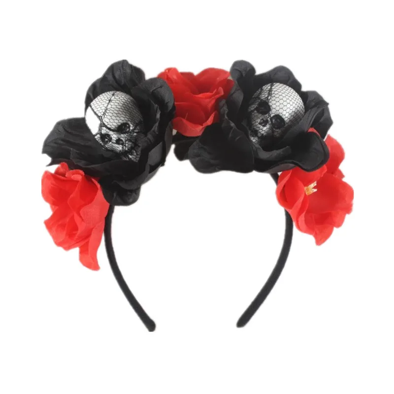 Women's Dia de los Muertos Rose Flower Costume Headpiece Halloween Day of The Dead Veil
Women's Dia de los Muertos Rose Flower Costume Headpiece Halloween Day of The Dead Veil