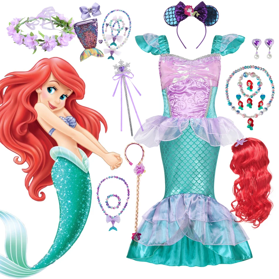 Disney Mermaid Cosplay Princess Dress for Kid Girl 2022 Halloween Christmas Party Little Mermaid Ariel Birthday Party Fancy
Disney Mermaid Cosplay Princess Dress for Kid Girl 2022 Halloween Christmas Party Little Mermaid Ariel Birthday Party Fancy