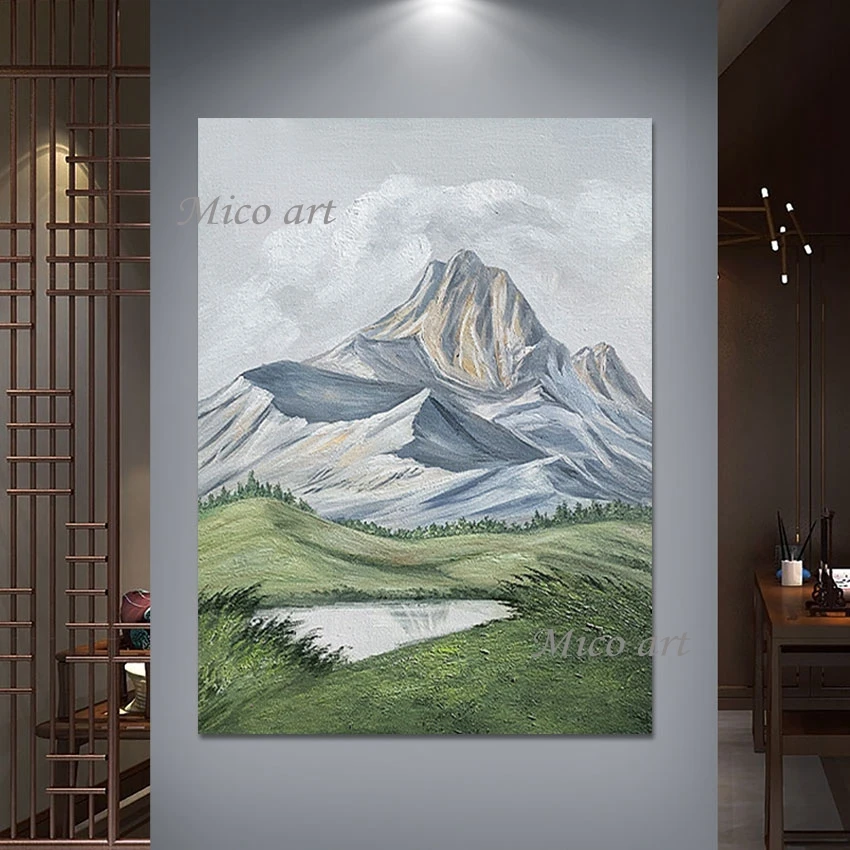 3D Meadow Natural Scenery Oil Painting Acrylic Abstract Mountain Canvas Picture African Art Wholesale Unframed Hotel Wall Decor
3D Meadow Natural Scenery Oil Painting Acrylic Abstract Mountain Canvas Picture African Art Wholesale Unframed Hotel Wall Decor