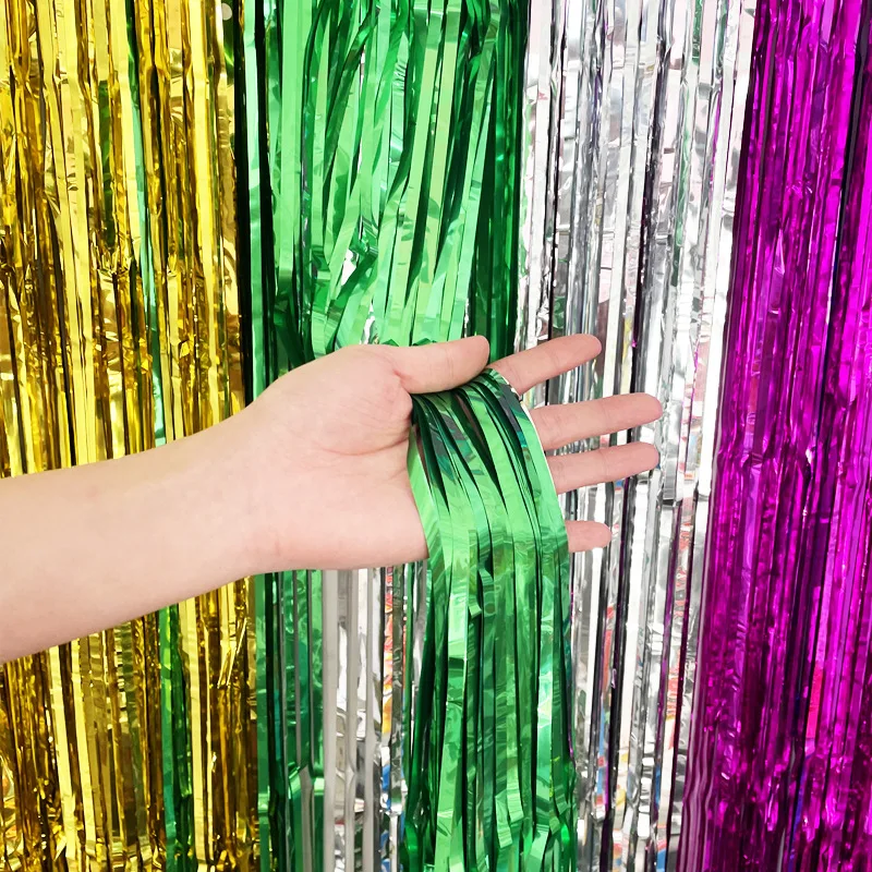 Foil Fringe Curtains Party Decorations 1*2M Tinsel Curtain Party Photo Backdrop for Birthday Party Baby Shower or Graduation Dec
Foil Fringe Curtains Party Decorations 1*2M Tinsel Curtain Party Photo Backdrop for Birthday Party Baby Shower or Graduation Dec