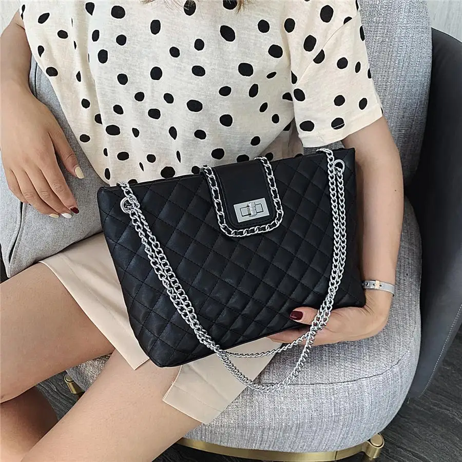 Вместительные женские модные женские сумки через плечо, женские сумки, роскошные женские сумки-мессенджеры на цепочке
Вместительные женские модные женские сумки через плечо, женские сумки, роскошные женские сумки-мессенджеры на цепочке