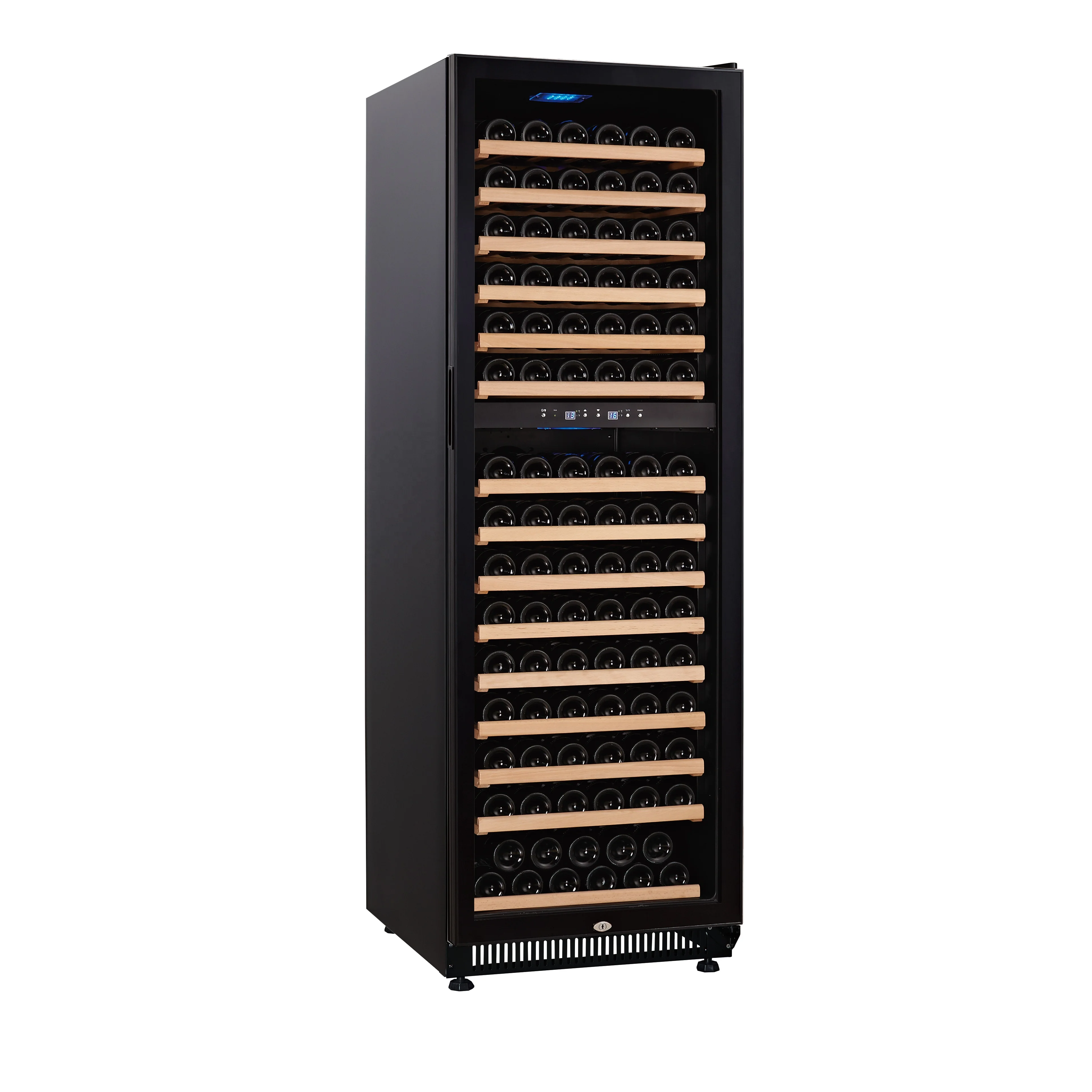 Professional Manufacturer 176 bottles wine cooler with dual zone storage home wine refrigeration
Professional Manufacturer 176 bottles wine cooler with dual zone storage home wine refrigeration